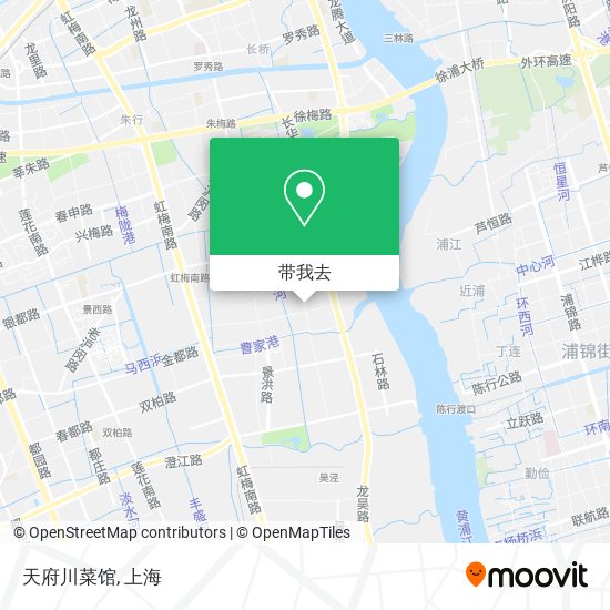 天府川菜馆地图