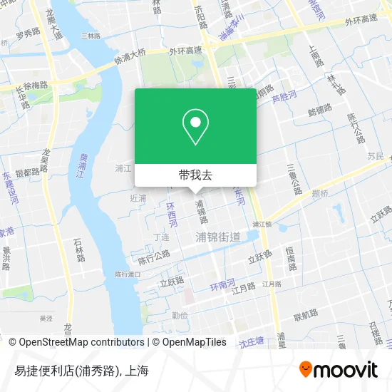 易捷便利店(浦秀路)地图