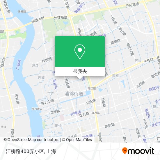 江柳路400弄小区地图