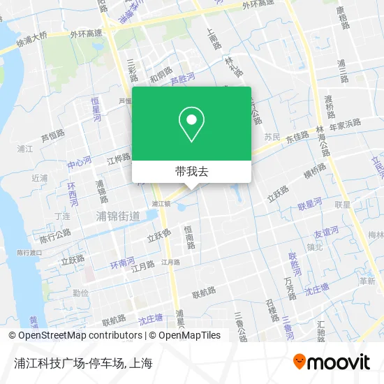 浦江科技广场-停车场地图