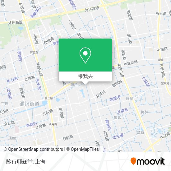 陈行耶稣堂地图