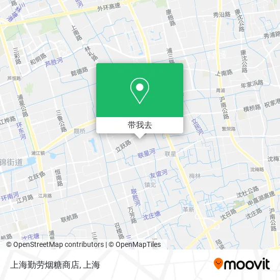 上海勤劳烟糖商店地图