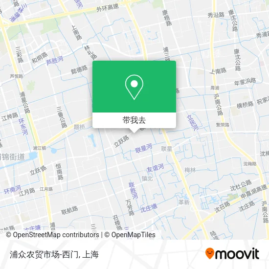 浦众农贸市场-西门地图