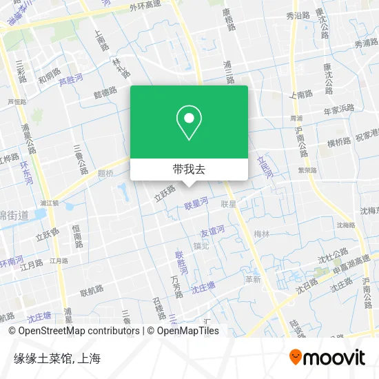 缘缘土菜馆地图