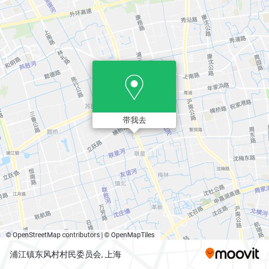 浦江镇东风村村民委员会地图