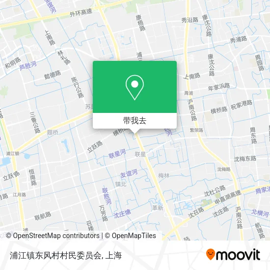 浦江镇东风村村民委员会地图