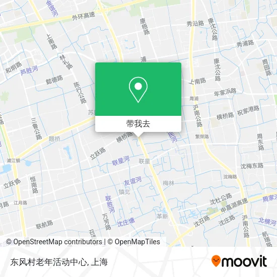 东风村老年活动中心地图