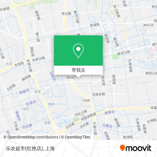 乐农超市(红艳店)地图