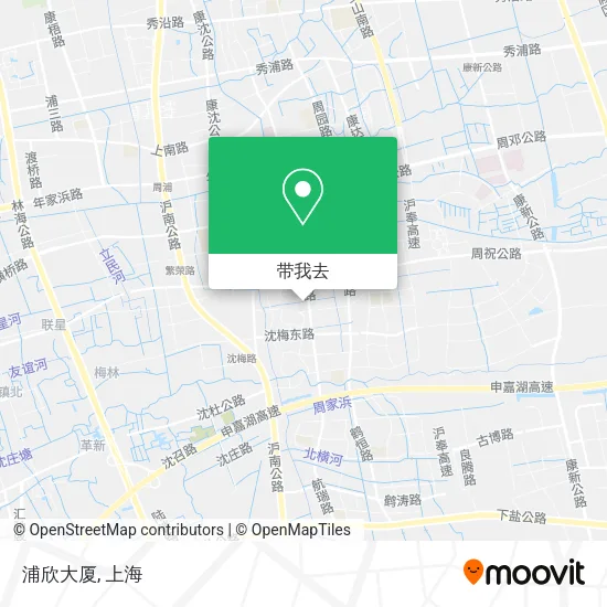 浦欣大厦地图