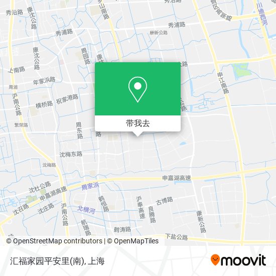 汇福家园平安里(南)地图
