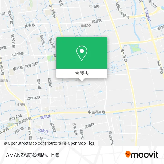 AMANZA简餐潮品地图