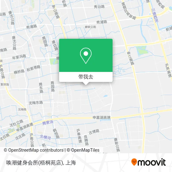 唤潮健身会所(梧桐苑店)地图