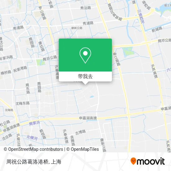 周祝公路葛洛港桥地图