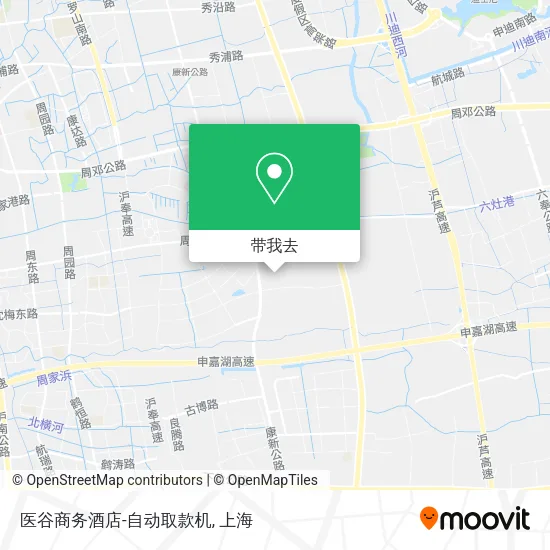 医谷商务酒店-自动取款机地图