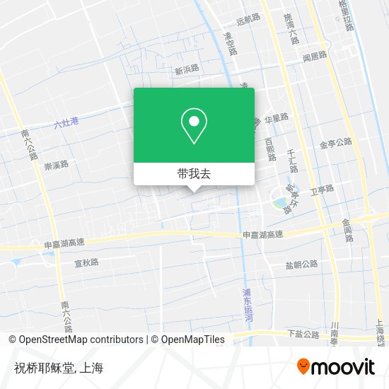 祝桥耶稣堂地图
