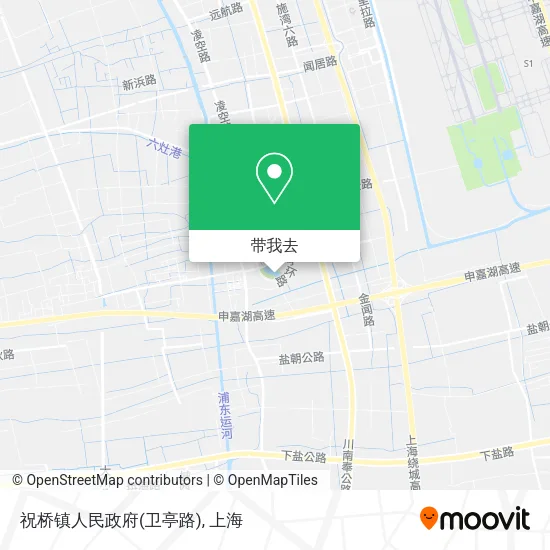 祝桥镇人民政府(卫亭路)地图