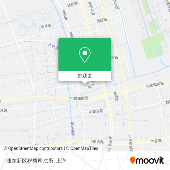 浦东新区祝桥司法所地图