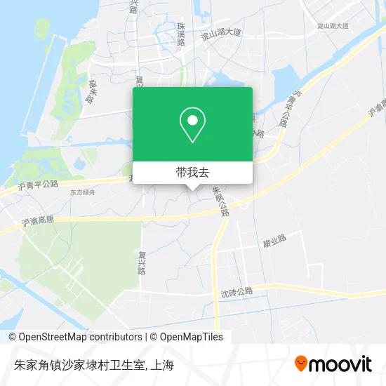 朱家角镇沙家埭村卫生室地图