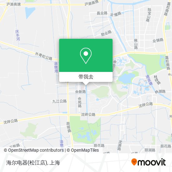 海尔电器(松江店)地图