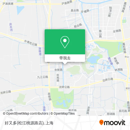 好又多(松江桃源路店)地图