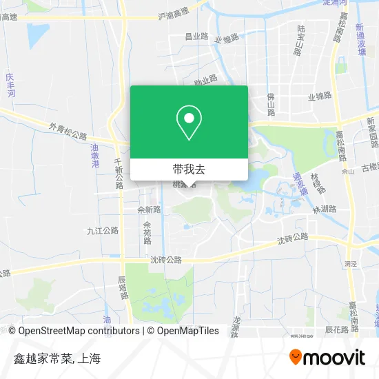 鑫越家常菜地图