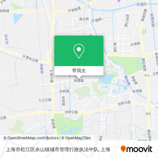 上海市松江区佘山镇城市管理行政执法中队地图