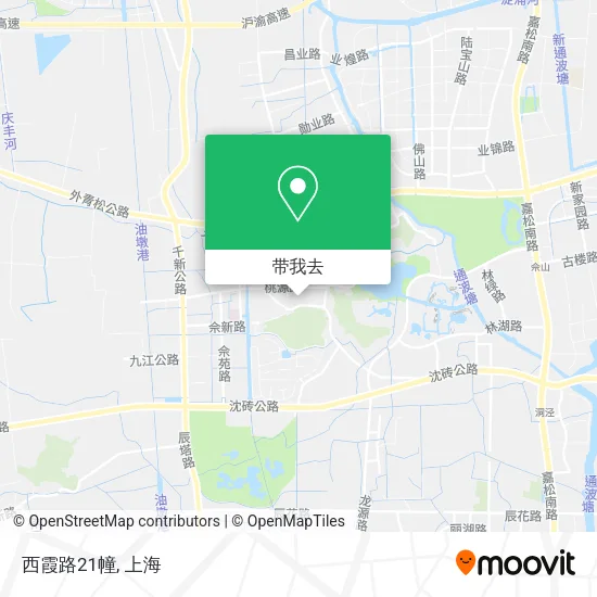 西霞路21幢地图