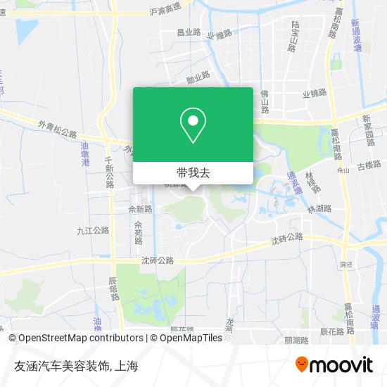 友涵汽车美容装饰地图