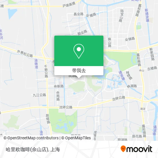 哈里欧咖啡(佘山店)地图