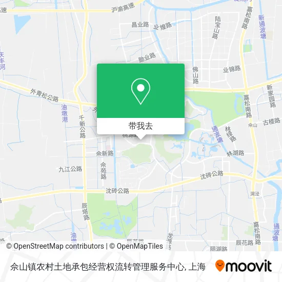 佘山镇农村土地承包经营权流转管理服务中心地图