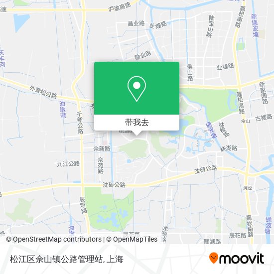 松江区佘山镇公路管理站地图