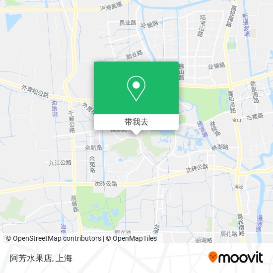 阿芳水果店地图