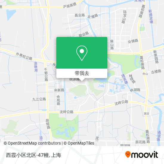 西霞小区北区-47幢地图