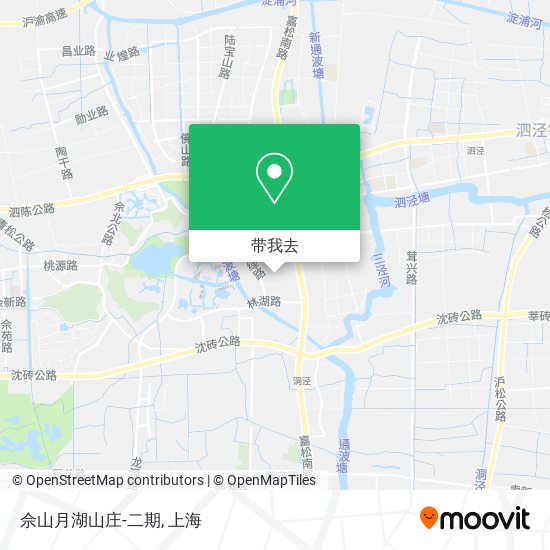 佘山月湖山庄-二期地图