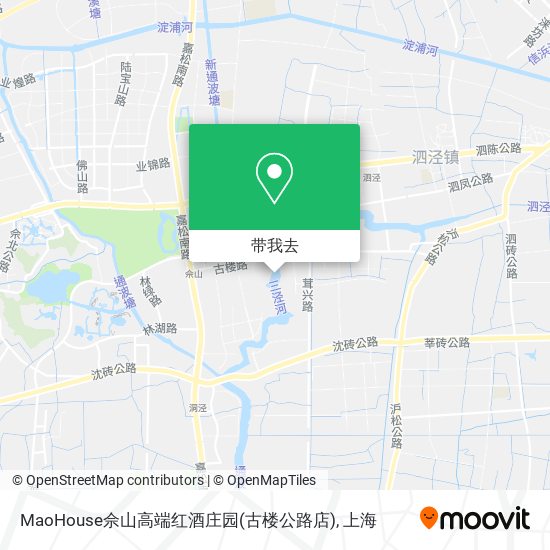 MaoHouse佘山高端红酒庄园(古楼公路店)地图