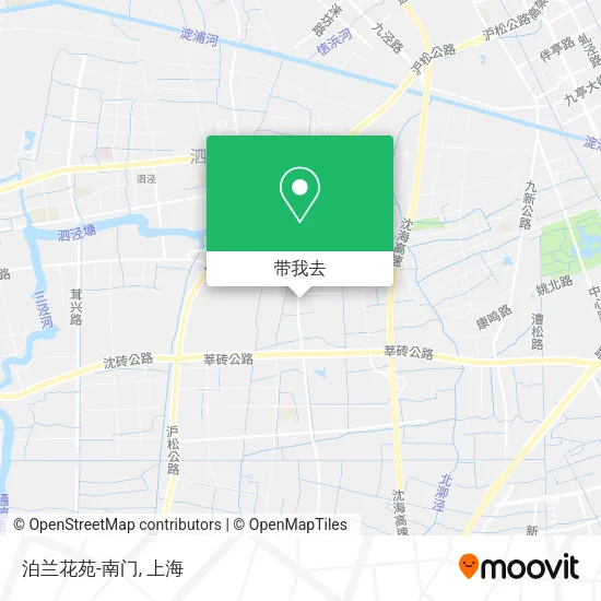 泊兰花苑-南门地图