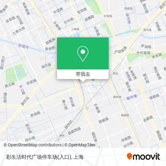 彩生活时代广场停车场(入口)地图