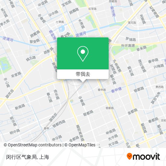 闵行区气象局地图