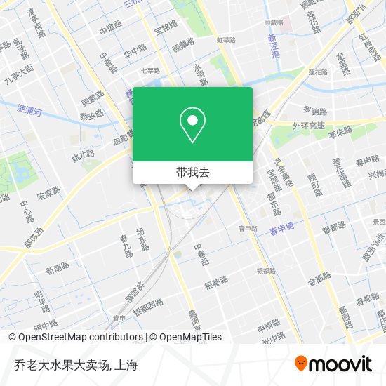 乔老大水果大卖场地图