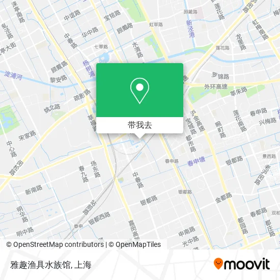 雅趣渔具水族馆地图