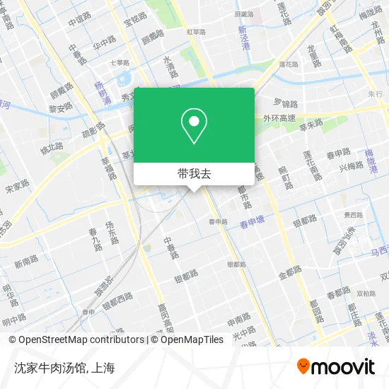 沈家牛肉汤馆地图