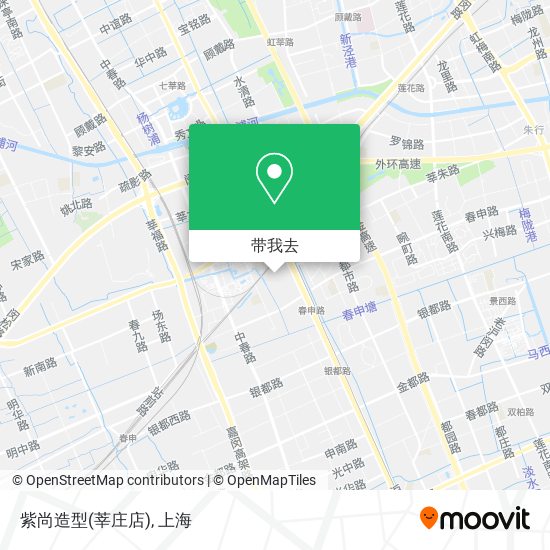 紫尚造型(莘庄店)地图