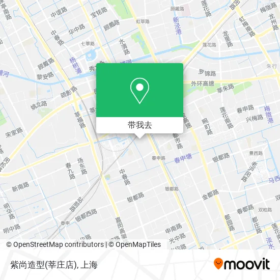 紫尚造型(莘庄店)地图