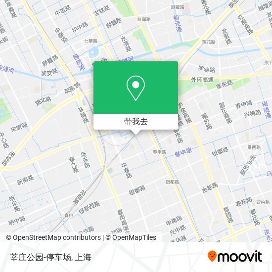 莘庄公园-停车场地图