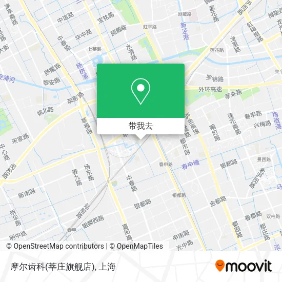 摩尔齿科(莘庄旗舰店)地图