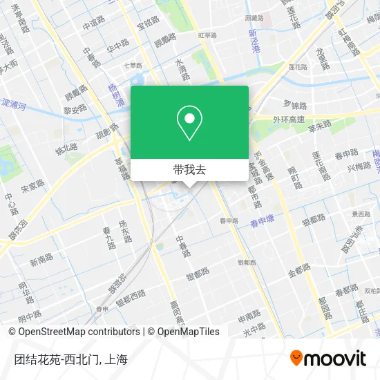 团结花苑-西北门地图