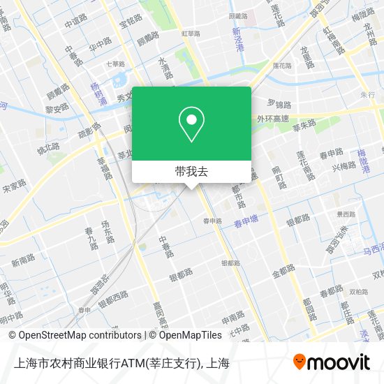 上海市农村商业银行ATM(莘庄支行)地图