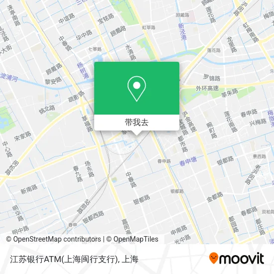 江苏银行ATM(上海闽行支行)地图