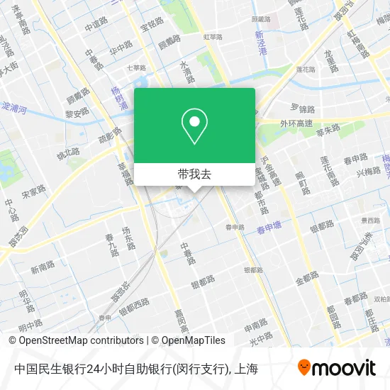 中国民生银行24小时自助银行(闵行支行)地图
