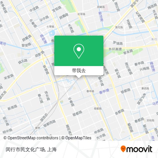 闵行市民文化广场地图